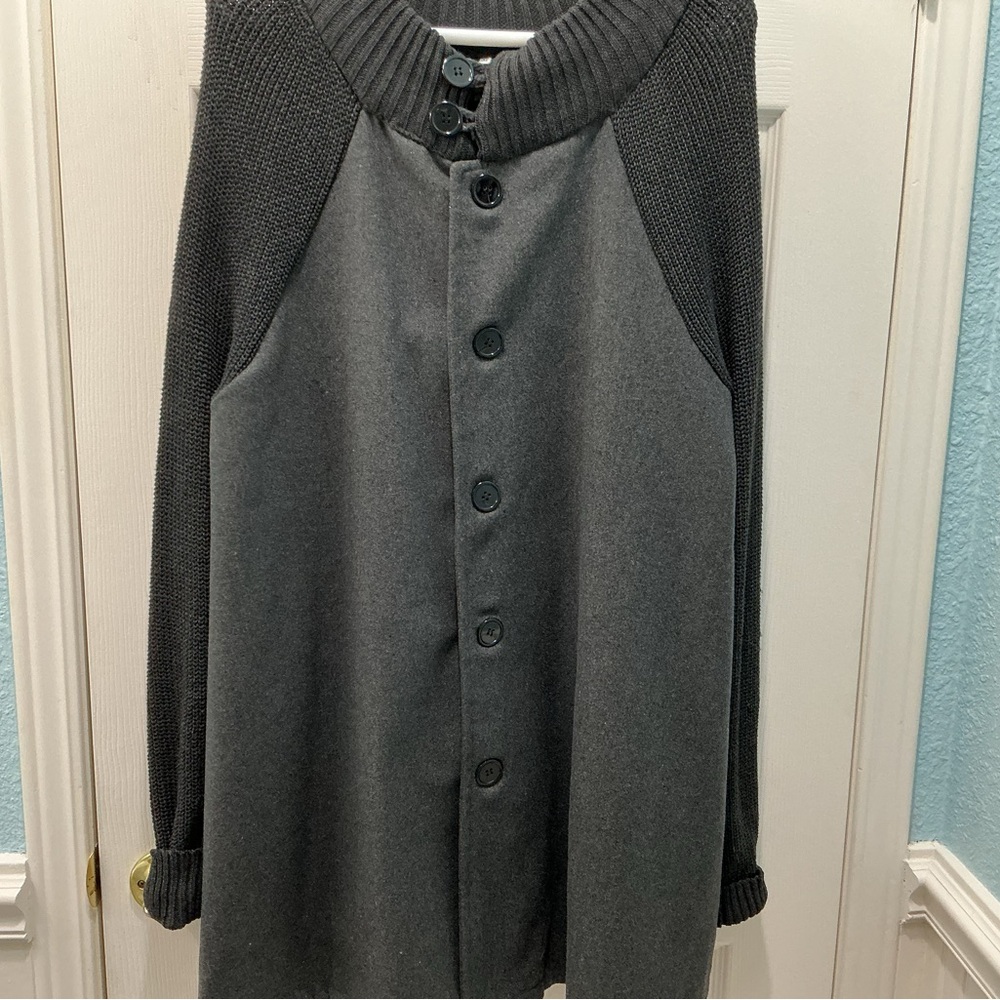 Gray Women's Sweater swing coat medium